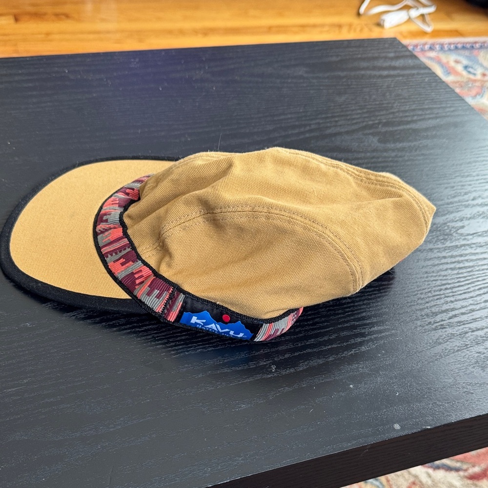 Kavu Brown Cap with Multicolor Band